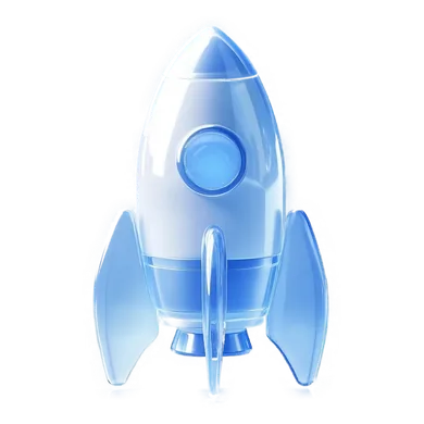 Rocket launching upward